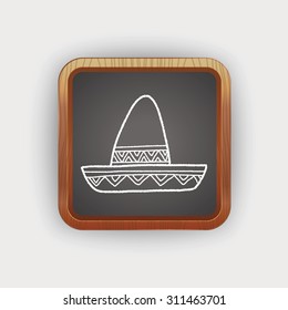 mexican hat doodle