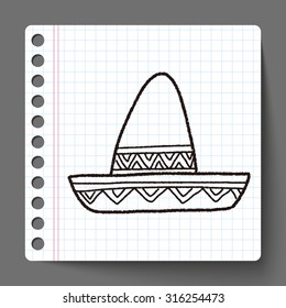 mexican hat doodle