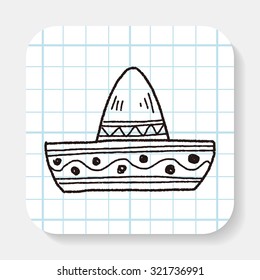 Mexican hat doodle