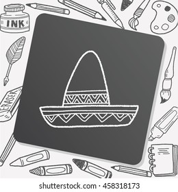 mexican hat doodle