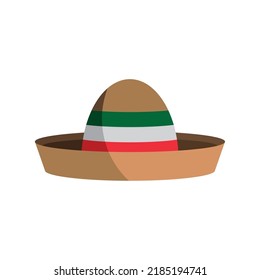 mexican hat with flag icon