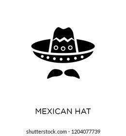 Mexican Hat icon. Mexican Hat symbol design from Desert collection. Simple element vector illustration on white background.