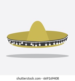 Mexican hat icon, vector illustration design. Hats collection.