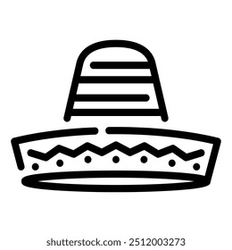 Mexican Hat icon for web, app, infographic, etc