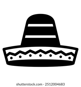 Mexican Hat icon for web, app, infographic, etc