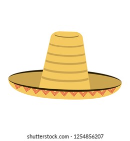 Mexican hat isolated