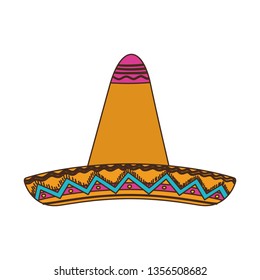 mexican hat isolated icon