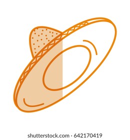 mexican hat isolated icon