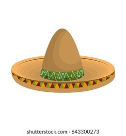 mexican hat isolated icon