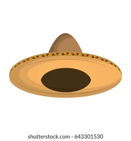 mexican hat isolated icon