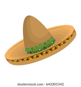 mexican hat isolated icon