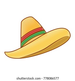 mexican hat isolated icon