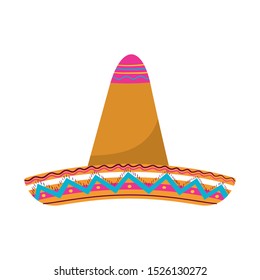 mexican hat isolated icon vector illustration design