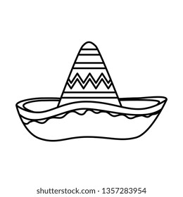 Mexican Hat Mariachi Icon Stock Vector (Royalty Free) 1357283954 ...