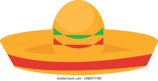Mexican hat mariachi sombrero.Traditional Mexican Hat