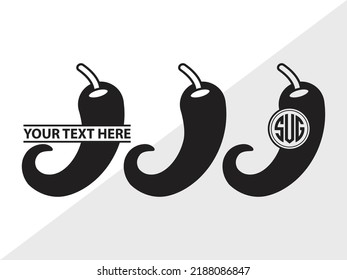 Mexican Hat Monogram SVG Printable Vector Illustration