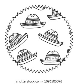 mexican hat pattern