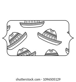 mexican hat pattern