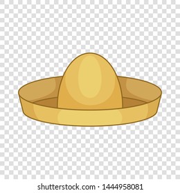 Mexican hat sombrero icon. Cartoon illustration of mexican hat sombrero vector icon for web design