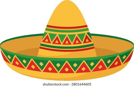 Mexican hat sombrero vector design 