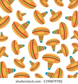 mexican hats culture pattern