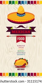 vetor de feriado mexicano poster/cinco de mayo