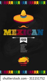 mexican holiday vector poster/cinco de mayo