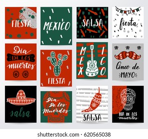 Mexican holidays vector illustration