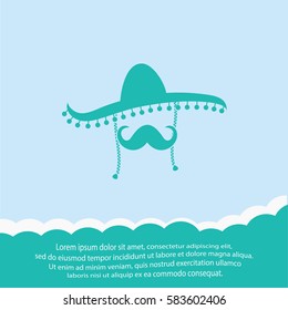 Mexican  icon. Vector design.