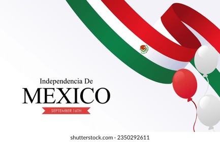 Mexican independence day bcackground vector