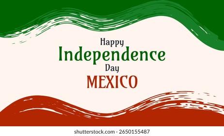 Mexican Independence Day Viva Mexico Fiesta 16th. Design template Poster card banner background. Vector illustration