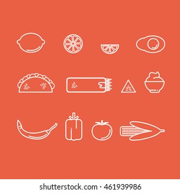 mexican linear food