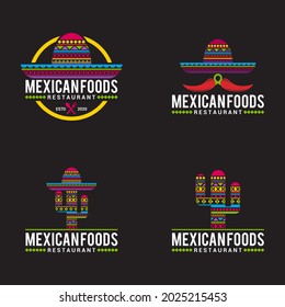 Mexican logo premium vector designs
