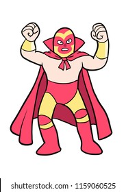 Mexican Luchadore Wrestler