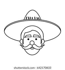 mexican man avatar character
