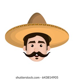 mexican man avatar character