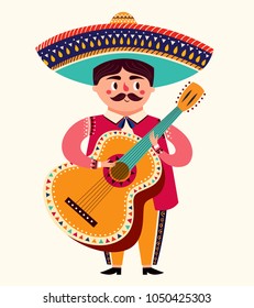 Mexican man with guitar