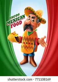 mexican man mascot