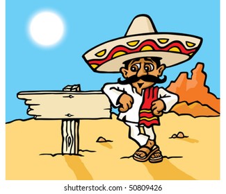 Mexican Man Sign