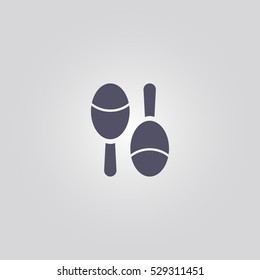 mexican maracas icon 