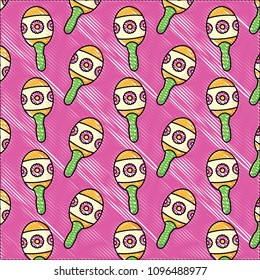mexican maracas pattern