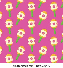 Mexican maracas pattern