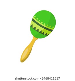 mexican maracas - vector illustration	