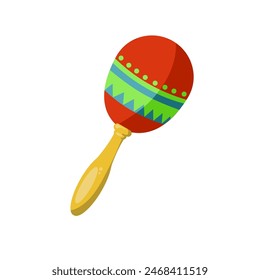 mexican maracas - vector illustration	