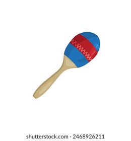 mexican maracas - vector illustration	