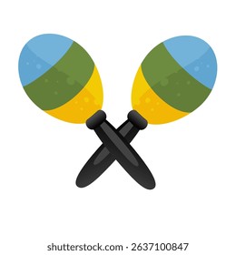  Mexican maracas – vector illustration