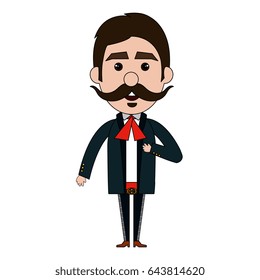 Mexican mariachi avatar character