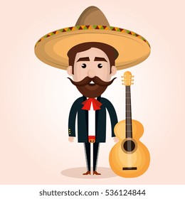 mexican mariachi character classic