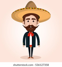 mexican mariachi character classic
