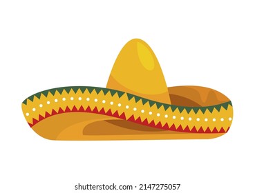 mexican mariachi hat traditional icon